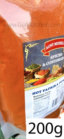 BỘT ỚT CAY PAPRIKA MỸ AUNT MICHELLE 200G - 500G - 1KG - AUNT MICHELLE HOT PAPRIKA POWDER