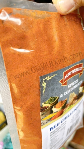 BỘT ỚT ĐỎ AUNT MICHELLE 500G - BỘT ỚT MỸ CAY NỒNG, NGUYÊN CHẤT - RED CHILLI POWDER