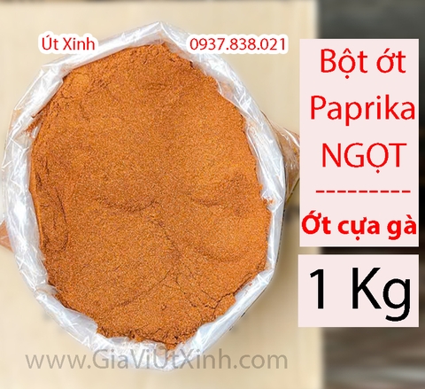 BỘT ỚT PAPRIKA NGỌT 500G - 1KG - BỘT ỚT CỰA GÀ NGỌT - SWEET PAPRIKA POWDER