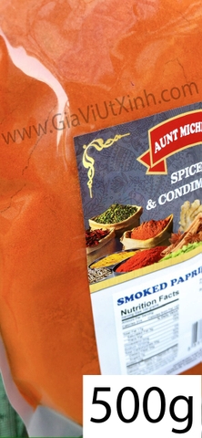 BỘT ỚT XÔNG KHÓI PAPRIKA MỸ AUNT MICHELLE 200G - 500G - 1KG - AUNT MICHELLE SMOKED PAPRIKA POWDER