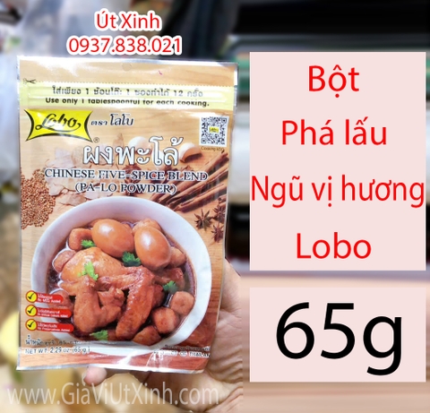 BỘT PHÁ LẤU NGŨ VỊ HƯƠNG LOBO THÁI 65G - CHINESE FIVE-SPICE BLEND (PA-LO POWDER)