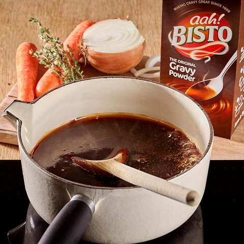 BỘT SỐT NÂU BISTO GRAVY 227G - aah ! BISTO - THE ORIGINAL GRAVY POWDER