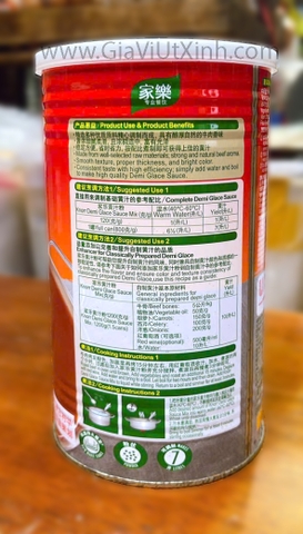 BỘT SỐT NÂU KNORR (NỘI ĐỊA TRUNG) 800G - DEMI GLACE SAUCE MIX