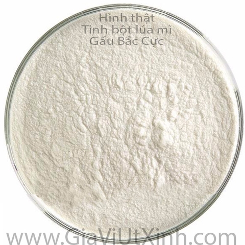 BỘT TÀN MÌ GẤU BẮC CỰC HONG KONG 25KG - POLAR BEAR BRAND WHEAT STARCH