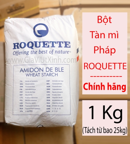 BỘT TÀN MÌ PHÁP ROQUETTE 1KG - FRANCE VITAL WHEAT GLUTEN STARCH