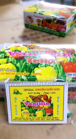 BỘT THƠM VANI CON BƯỚM 10 ỐNG - VANILLIN