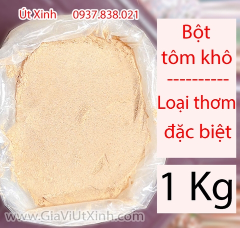 BỘT TÔM KHÔ 500G- 1KG - GIÀU CANXI, NGỌT TỰ NHIÊN, KHÔNG BỘT NGỌT