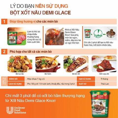 BỘT XỐT NÂU DEMI KNORR 1KG