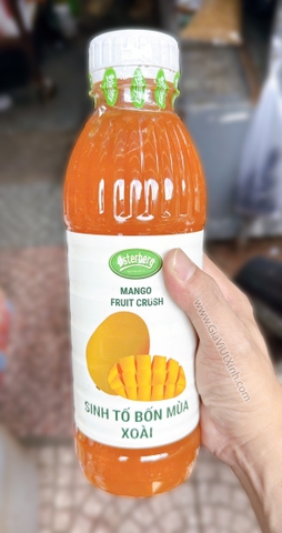 MỨT – SINH TỐ BỐN MÙA XOÀI OSTERBERG 1L – MANGO FRUIT CRUSH PHA CHẾ