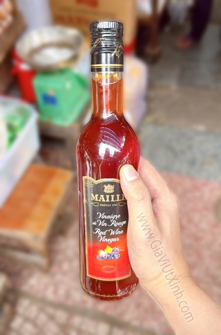 GIẤM RƯỢU ĐỎ MAILLE 500ML - DẤM VANG ĐỎ PHÁP
