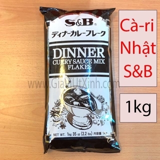 CÀ-RI NHẬT BẢN - DINNER CURRY SAUCE MIX FLAKES S&B 1KG