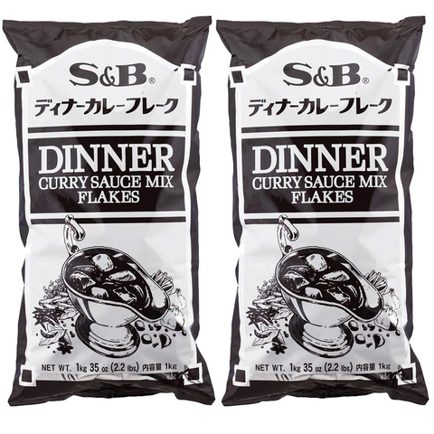 CÀ-RI NHẬT BẢN - DINNER CURRY SAUCE MIX FLAKES S&B 1KG