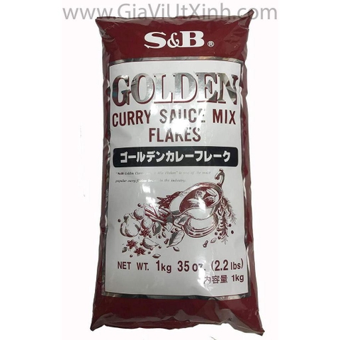 CÀ RI NHẬT BẢN GOLDEN S&B 1KG - JAPAN CURRY SAUCE MIX FLAKE