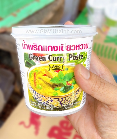 CÀ RI XANH LOBO THÁI LAN 400G - SỐT CÀ RI XANH NẤU MÓN THÁI