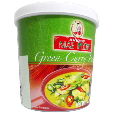GIA VỊ CÀ RI XANH MAE PLOY 400G – GREEN CURRY PASTE