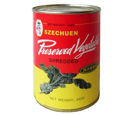 CẢI TỨ XUYÊN (CHA XOI) LON 340G - PRAESERVIERTES GEMUESE - PRESERVED VEGETABLE