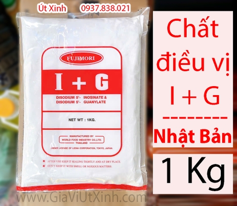 (NGUYÊN BAO) CHẤT ĐIỀU VỊ I+G FUJIMORI 1KG - SIÊU BỘT NGỌT TĂNG VỊ NHẬT BẢN