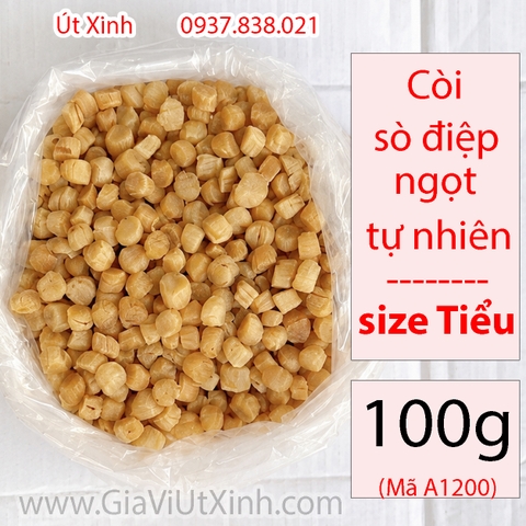 CỒI (CÒI) SÒ ĐIỆP NHẬT KHÔ SIZE TIỂU - 100G-300G-500G – NGỌT TỰ NHIÊN – MÃ A1200