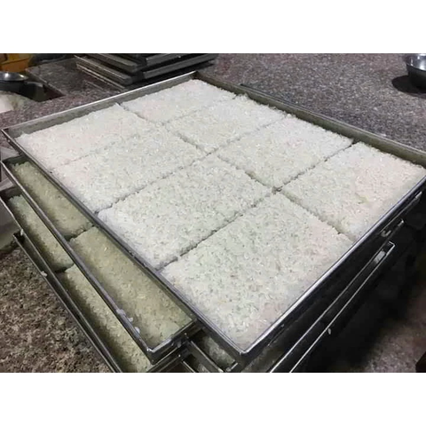 CƠM CHÁY VUÔNG (LỚN) CHƯA CHIÊN 14x19 CM 1KG - RAW BIG SQUARE SCORCHED RICE