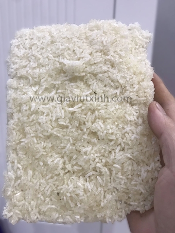 CƠM CHÁY VUÔNG CHƯA CHIÊN 9X14 CM - SCORCHED RICE