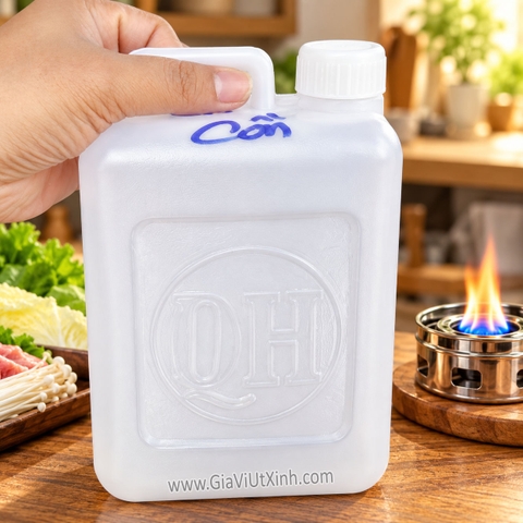 CỒN NƯỚC (CỒN MẬT) 1 LÍT – DÙNG ĐỐT BẾP CỒN, NẤU LẨU