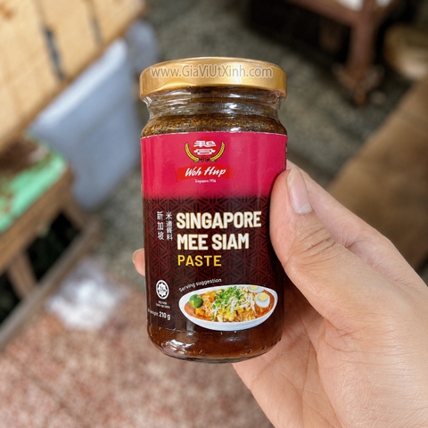 SỐT NẤU MÌ XIÊM SINGAPORE WOH HUP 210G – MEE SIAM PASTE