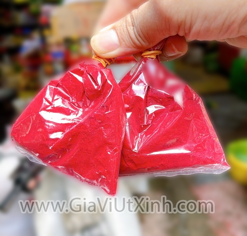 MÀU ĐỎ THỰC PHẨM 50G – DẠNG BỘT, DÙNG LÀM BÁNH, NẤU ĂN