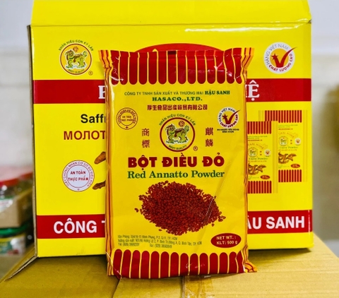 BỘT ĐIỀU ĐỎ HẬU SANH 500G - RED ANNATTO POWDER