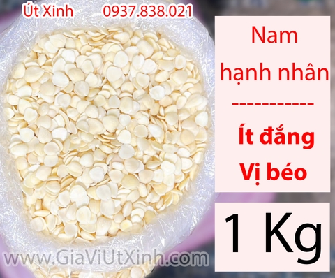NAM HẠNH NHÂN TRẮNG 500G- 1KG- THẢO DƯỢC ÍT ĐẮNG, VỊ BÉO THƠM