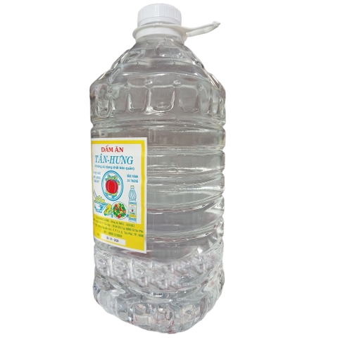 DẤM ĂN TÂN HƯNG 5 LÍT – DẤM TRẮNG NGUYÊN CHẤT