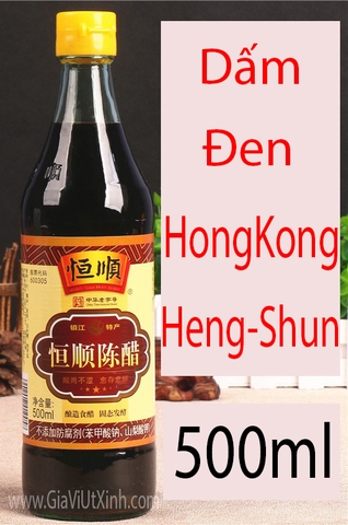 DẤM ĐEN HONG KONG 500ML - GIẤM ĐEN HENG SHUN