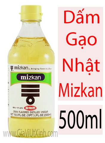 DẤM GẠO NHẬT MIZKAN VINEGAR 500ML - JAPAN MIZKAN VINEGAR