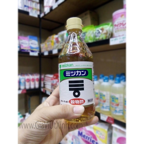 DẤM GẠO NHẬT MIZKAN VINEGAR 500ML - JAPAN MIZKAN VINEGAR