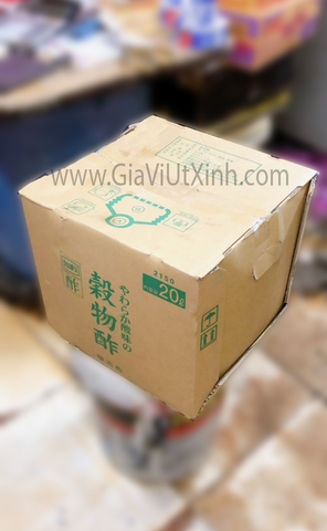 DẤM NHẬT NGŨ CỐC YAWARAKA UCHIBORI 20 LÍT - YAWARAKA UCHIBORI VINEGAR - GIẤM NHẬT BẢN