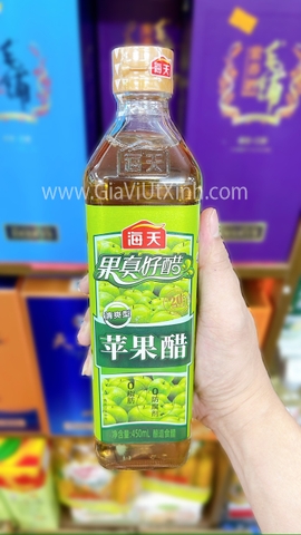 DẤM TÁO HADAY HẢI THIÊN 450ML - HADAY APPLE VINEGAR - GIẤM TÁO HẢI THIÊN