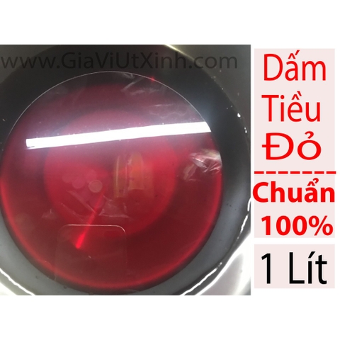 DẤM TIỀU ĐỎ 1 LÍT CHUẨN 100% (CHIẾT LẺ)