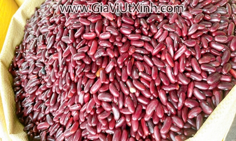 ĐẬU ĐỎ ĐẬM TÂY ĐÀ LẠT (ĐẬU TÍM) 1KG - ĐẬU THẬN - HẠT TO DÀI NẤU CHÈ