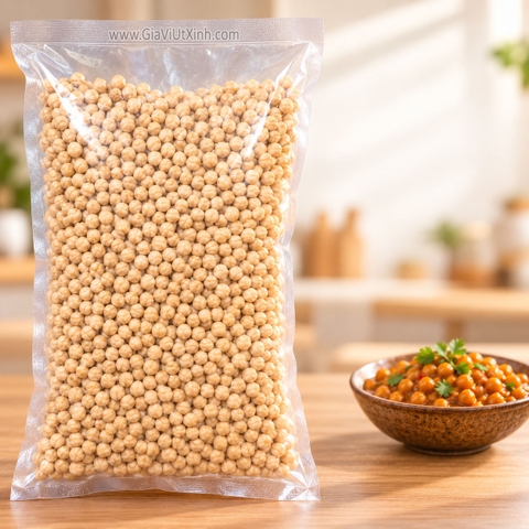 ĐẬU GÀ ẤN ĐỘ SINGH 1KG – CHICK PEAS KABULI CHANA - ĐẬU RĂNG NGỰA TRẮNG