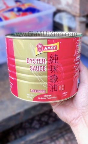 DẦU HÀO AMOY HONG KONG 2.3KG - HONG KONG AMOY OYSTER SAUCE