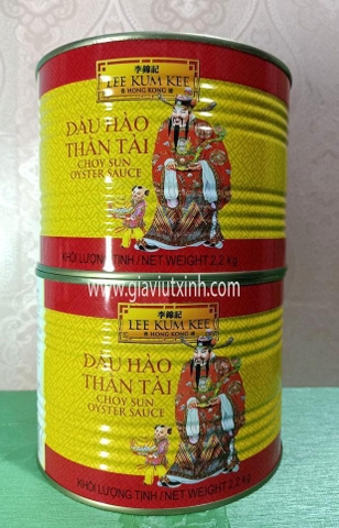 DẦU HÀO THẦN TÀI 2.2KG LEE KUM KEE - CHOY SUN OYSTER SAUCE HONGKONG