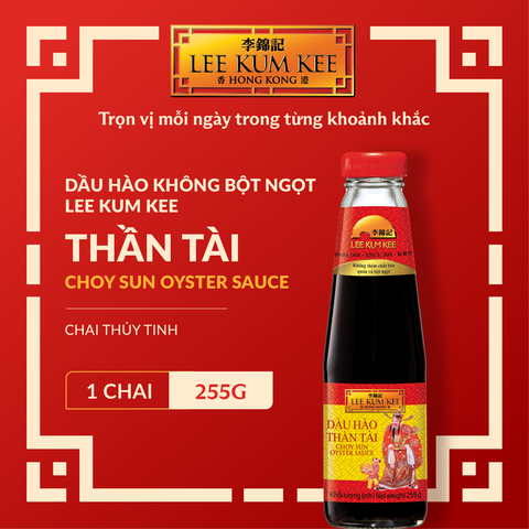 DẦU HÀO THẦN TÀI 255G LEE KUM KEE - CHOY SUN OYSTER SAUCE HONGKONG
