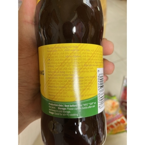 DẦU HÀO THƯỢNG HẠNG HẢI THIÊN 700G - HADAY OYSTER SAUCE