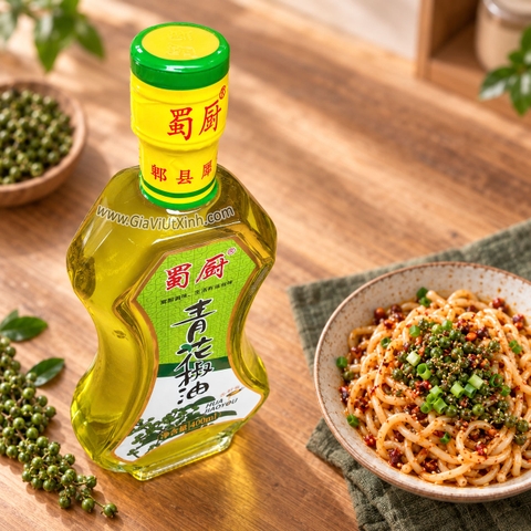 DẦU HOA TIÊU XANH THỤC TRÙ 400ML - HUA JIAO YOU - DẦU TÊ TRUNG QUỐC