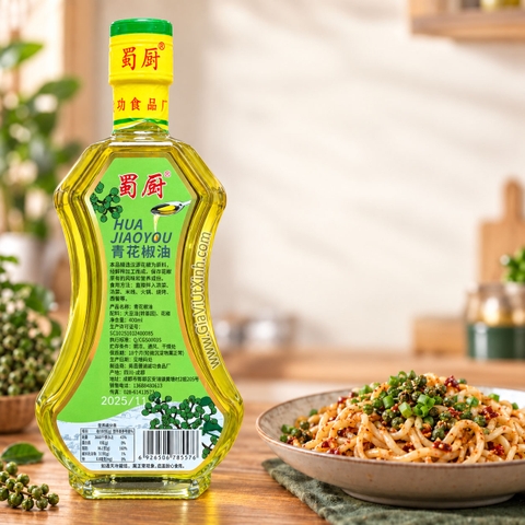 DẦU HOA TIÊU XANH THỤC TRÙ 400ML - HUA JIAO YOU - DẦU TÊ TRUNG QUỐC
