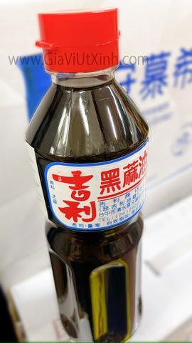 DẦU MÈ ĐEN ĐÀI LOAN 600ML - TAIWANESE BLACK SESAME OIL