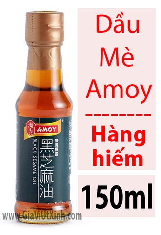 DẦU MÈ HONGKONG AMOY 150ML - AMOY BLACK SESAME OIL