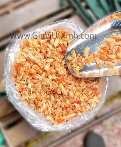 ĐẦU TÔM KHÔ 500G - 1 KG – DRIED SHRIMP HEADS – NẤU NƯỚC LÈO, SÚP, CHÁO ĐẬM ĐÀ