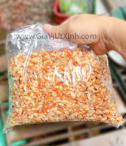 ĐẦU TÔM KHÔ 500G - 1 KG – DRIED SHRIMP HEADS – NẤU NƯỚC LÈO, SÚP, CHÁO ĐẬM ĐÀ