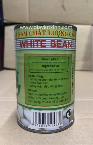 ĐẬU TRẮNG ĐÓNG LON 425G - CANNED WHITE BEANS