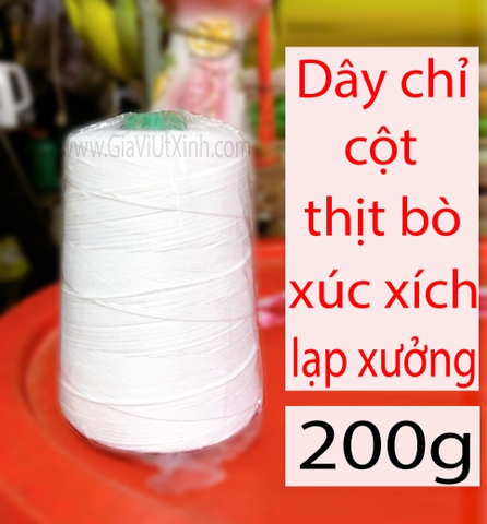 DÂY CỘT THỊT BÒ, XÚC XÍCH, LẠP XƯỞNG 200G - CHỈ CỘT THỊT BÒ - BEEF STRING